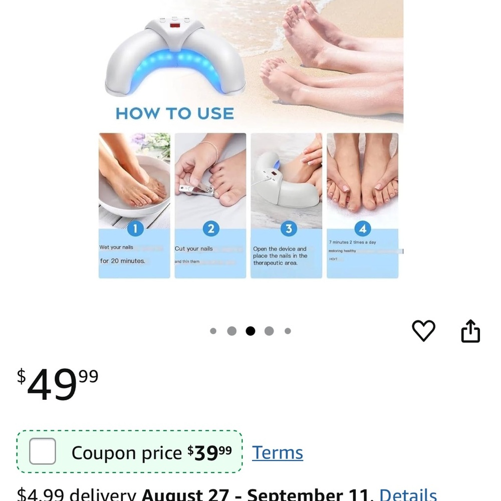 Electric Nail Dryer with LED Lights